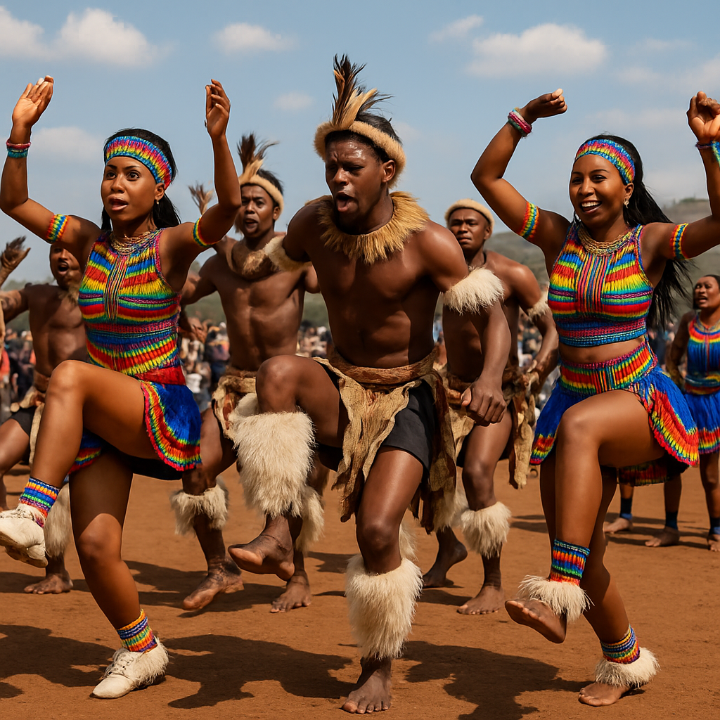 Traditional Zulu dance